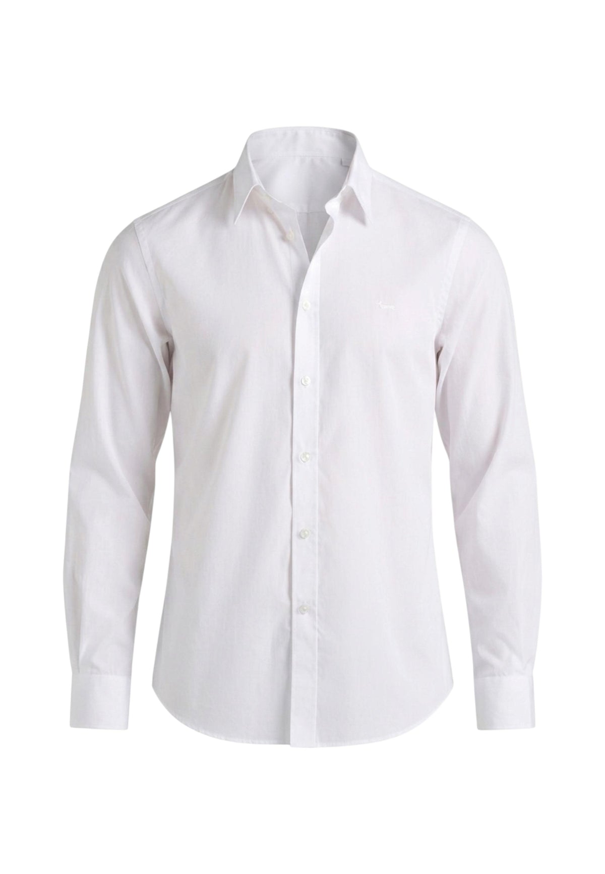 Camicia Manica lunga Uomo Harmont & Blaine Puro cotone popeline, Tessuto tinto in capo, Chiusura frontale con bottoni, Colletto classico, Logo Harmont & Blaine  CRR043013967M