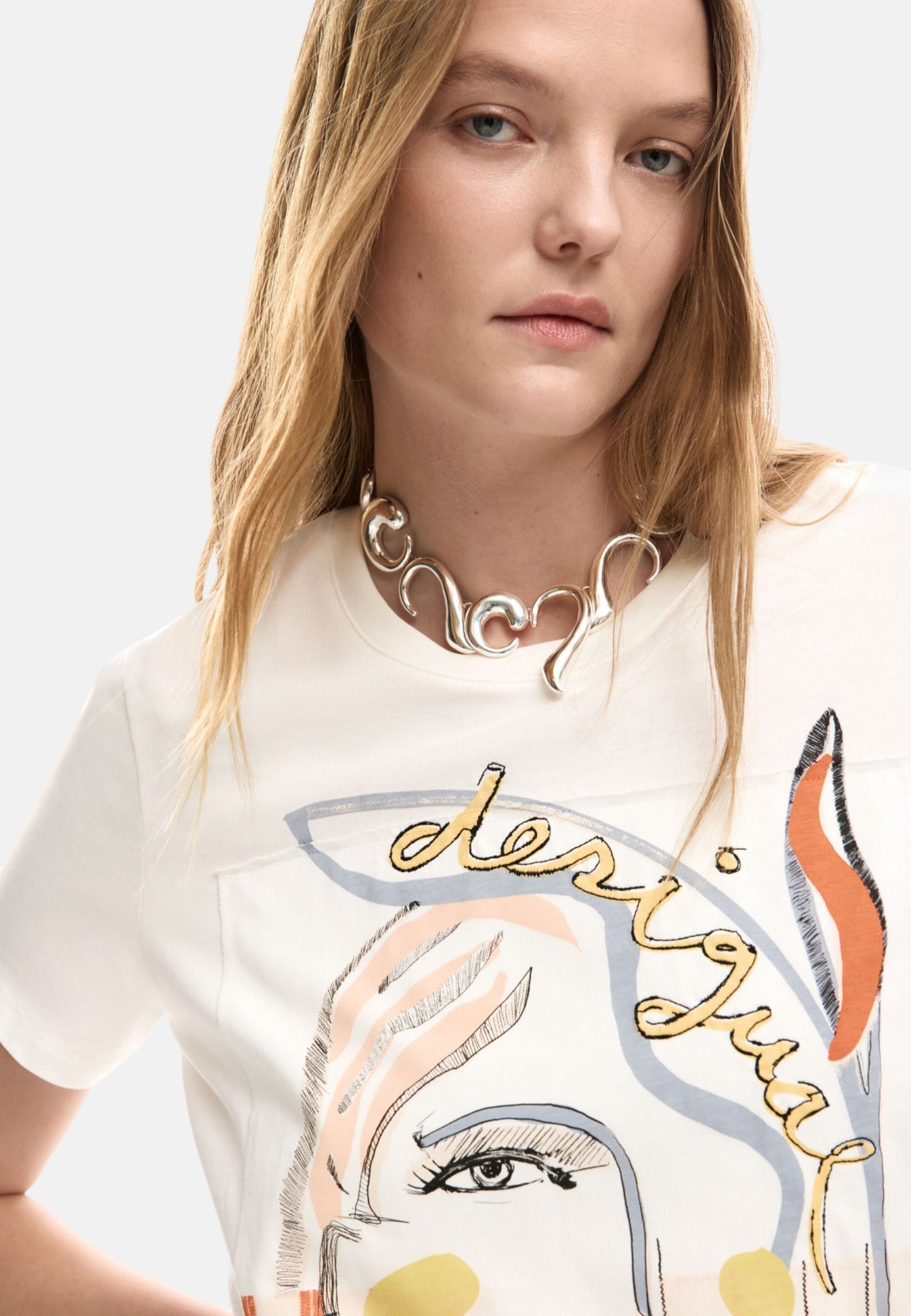 T-Shirt Manica Corta Donna Desigual  Vilma 26SWTK51