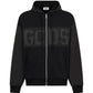 Felpa Con Zip Uomo Gcds  Band Logo Tonal Z0MLQE143F004