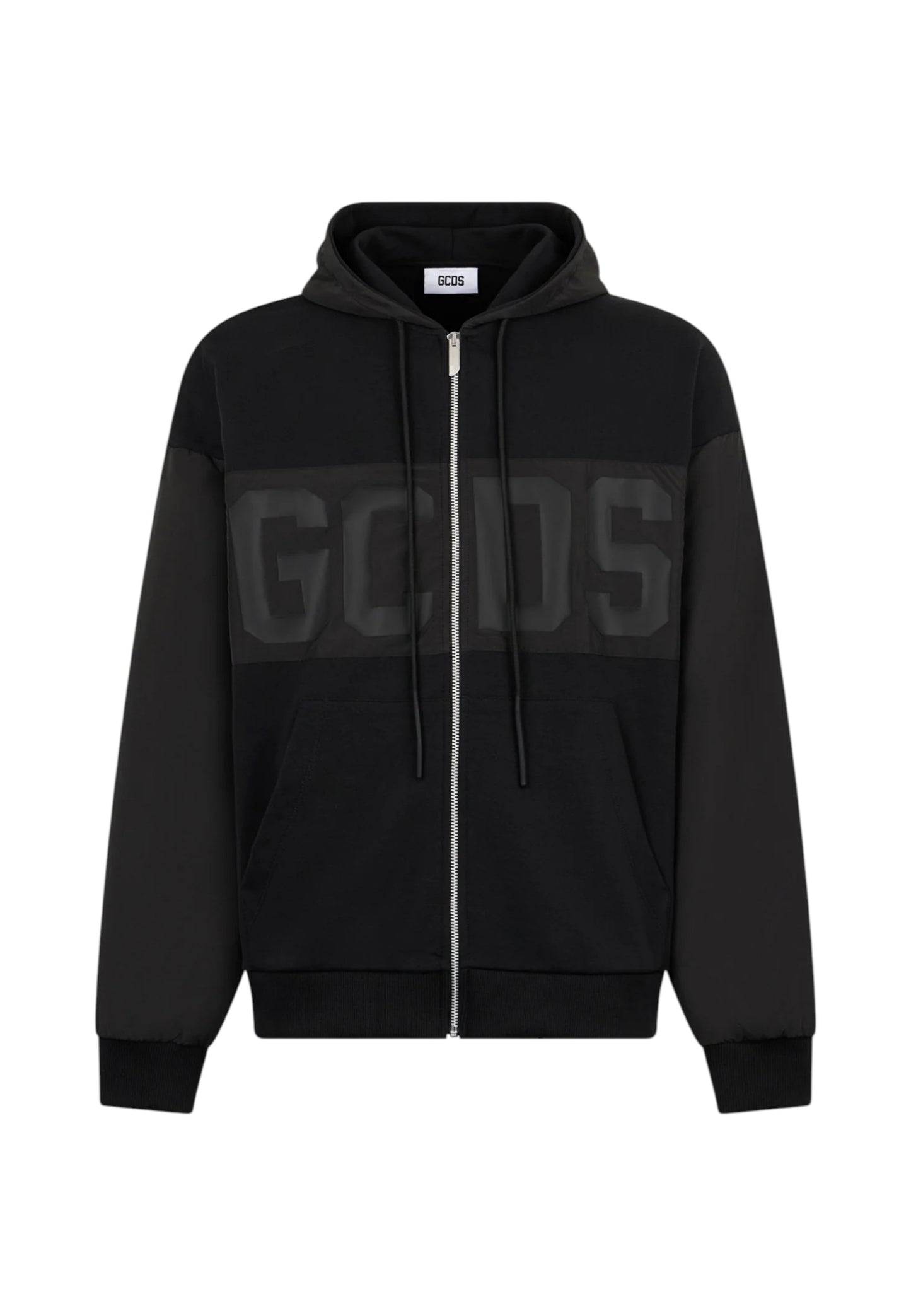 Felpa Con Zip Uomo Gcds  Band Logo Tonal Z0MLQE143F004
