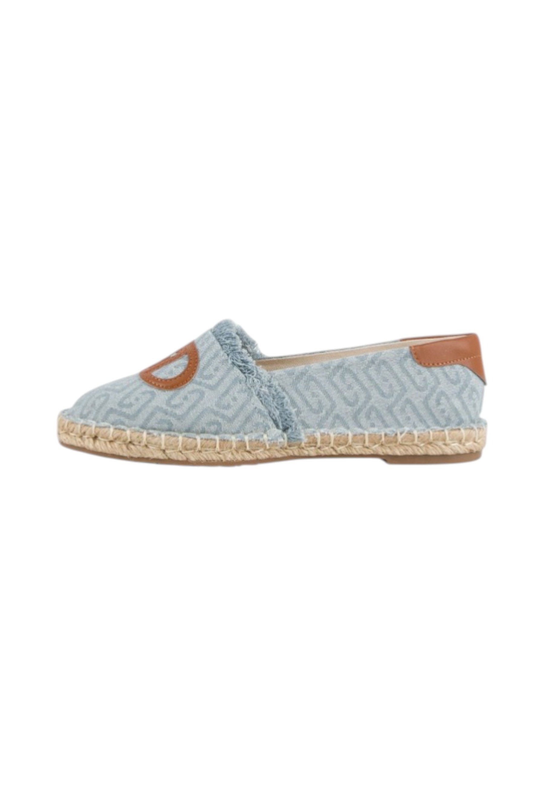 Slip-On  Donna Liu Jo Monogram Denim Capri 01 SA6091TX523