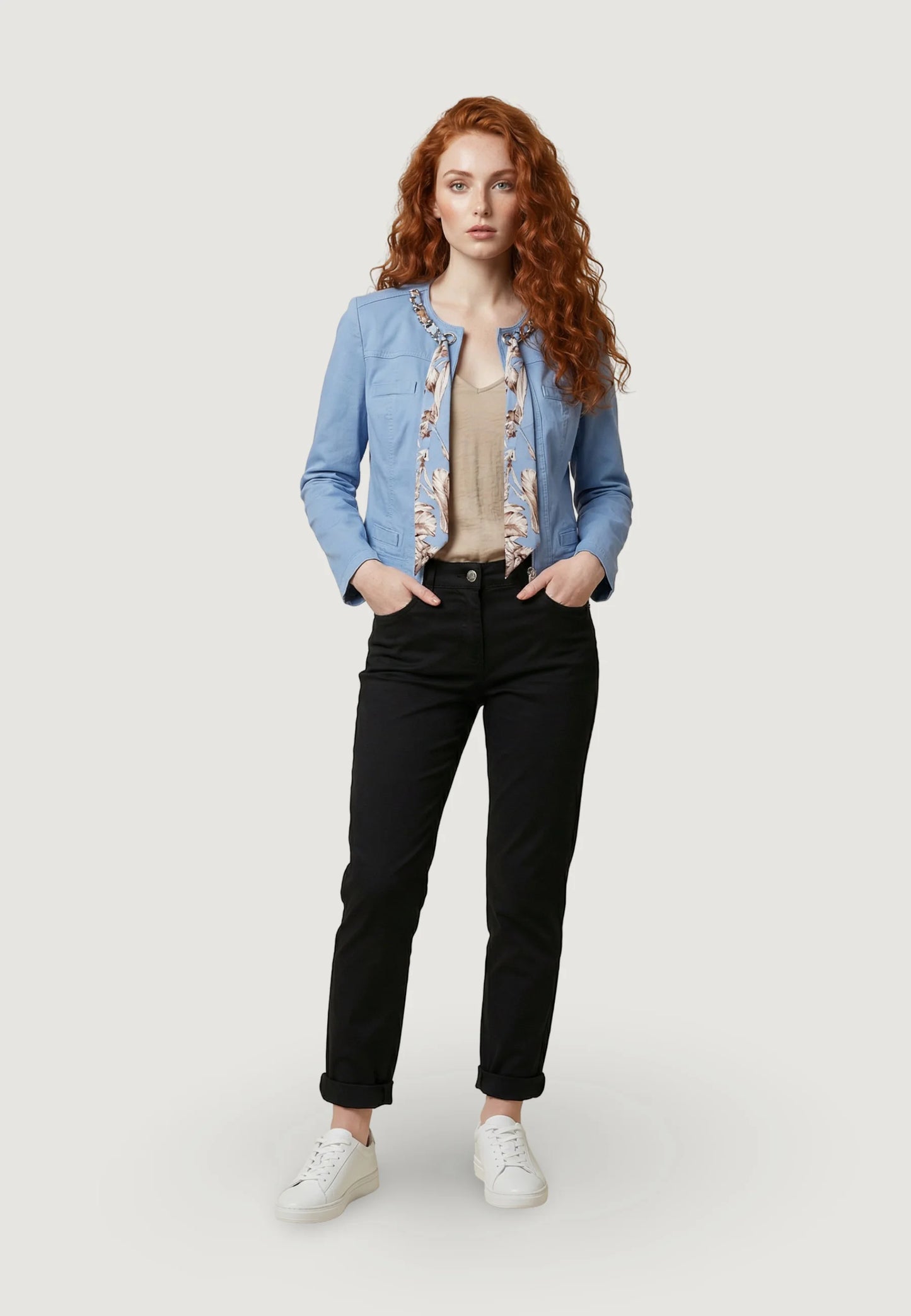 Giacca Leggera Donna Liu Jo Con Ricamo Sangallo Kate WA6262T367A