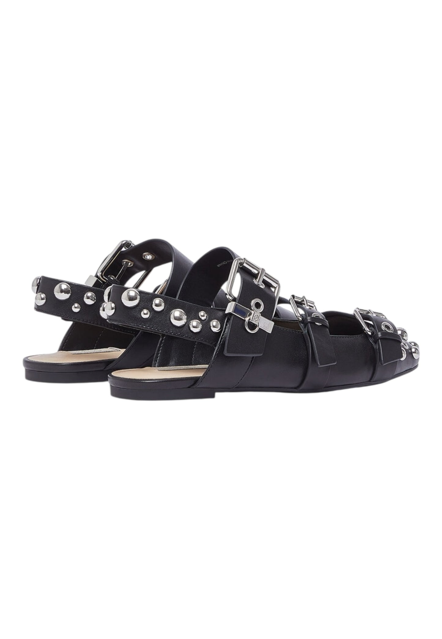 Ballerine  Donna Liu Jo In Pelle Di Vitello Con Borchie Brigitte 12 SA6041PX650