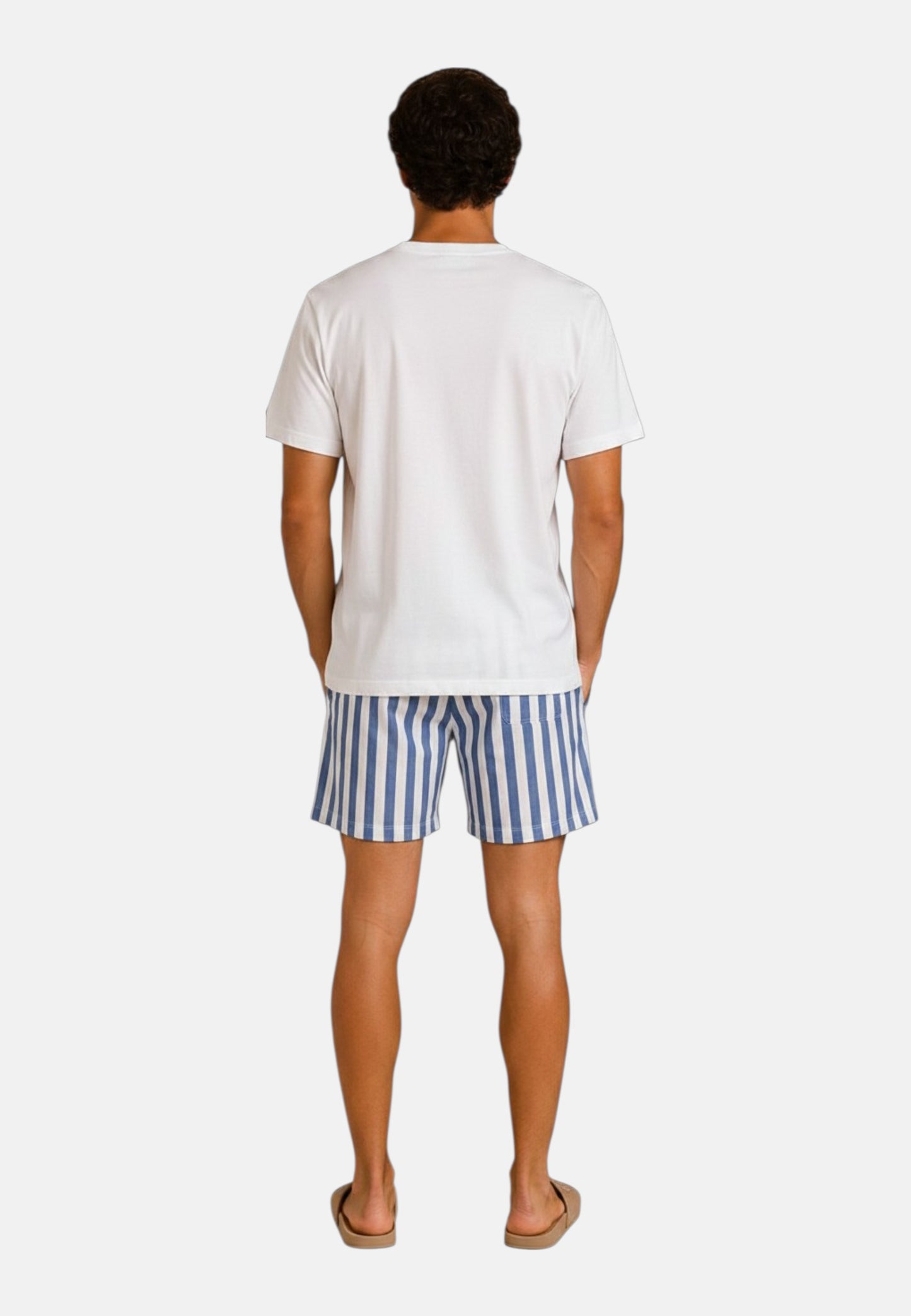 T-Shirt Manica Corta Uomo Mc2 Saint Barth Stampa E/O Ricamo Frontale Snoopy Coffee Portofino POT0001