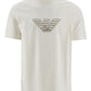 T-Shirt Manica Corta Uomo Emporio Armani Con Logo Ricamato In Rilievo Aquila 3D1TD41JUVZ