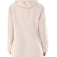 Cappotto  Donna White Wise Montone Con Zip E Cappuccio  WW18200
