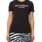T-Shirt Manica Corta Donna Just Cavalli  Logo New 76PAHE13CJ112