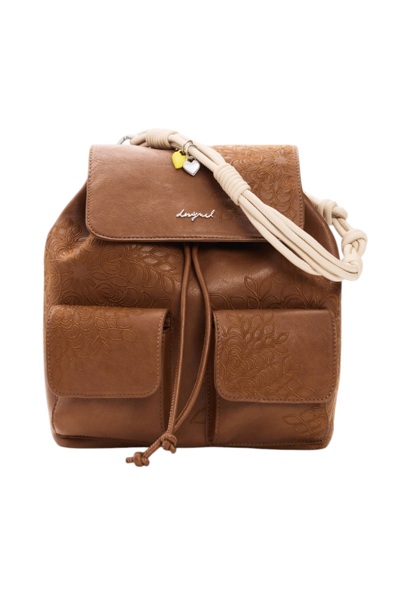 Zaino  Donna Desigual Con Patta Sierra Prisa Mini Camel 26SAKP39