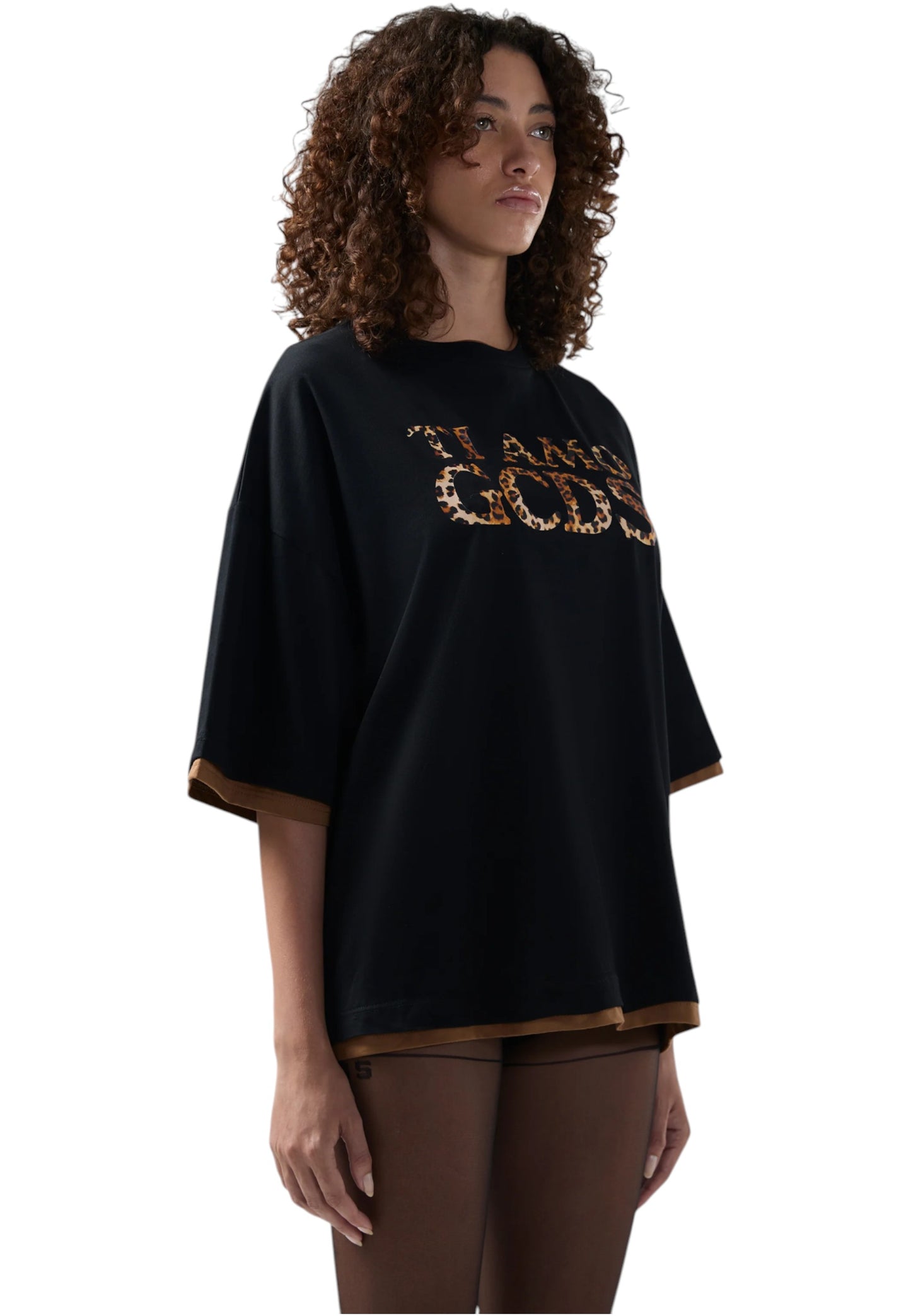 T-Shirt Manica Corta Donna Gcds  Ti Amo Gcds Puffer Logo B2XW2325JF1