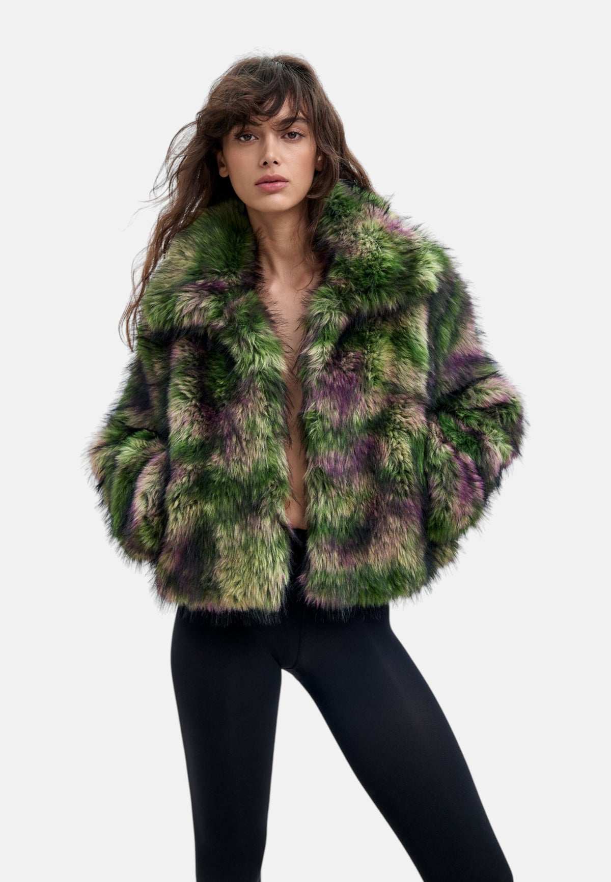 Cappotto  Donna Desigual  Fake Fur Camomille Lacroix 26WWEW02
