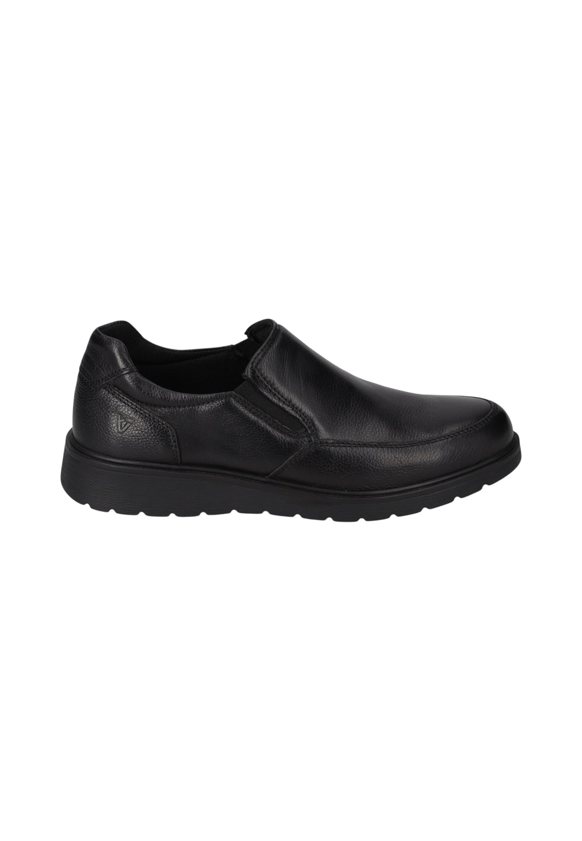 Slip-On  Uomo Valleverde calzata senza lacci, inserti elastici laterali, suola scura dal profilo sportivo  VJ834F