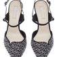 Sling Back  Donna Liu Jo Microfibra Strass Demi 13 SA6009TX527