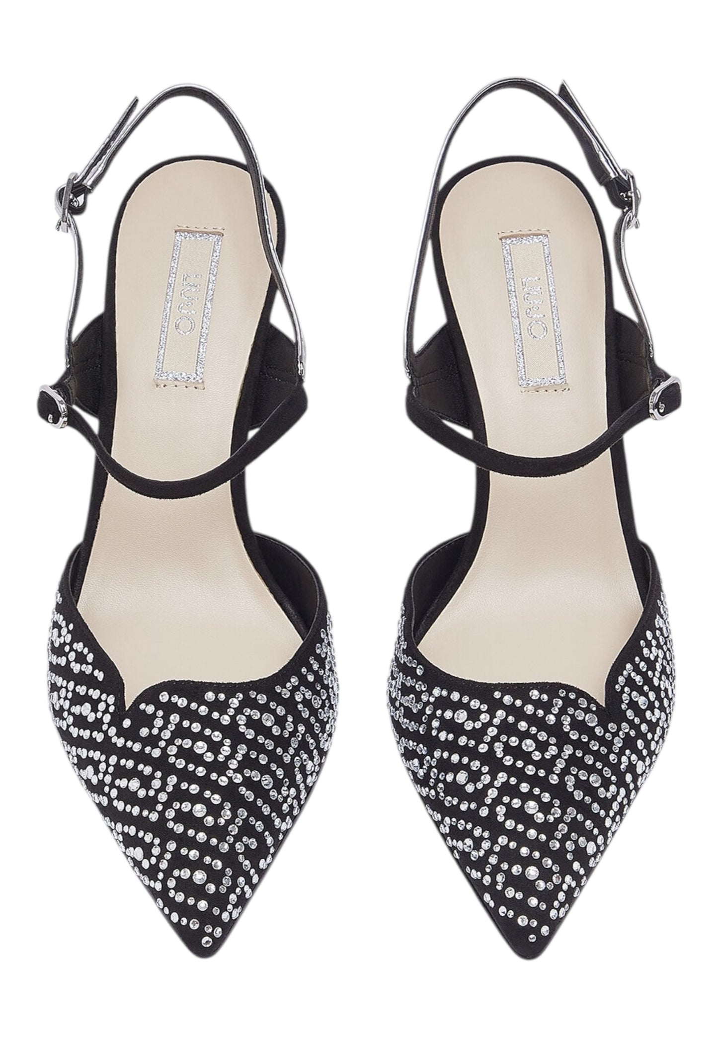 Sling Back  Donna Liu Jo Microfibra Strass Demi 13 SA6009TX527