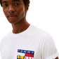 T-Shirt Manica Corta Uomo Tommy Hilfiger  Th Colour Flag MW0MW40006