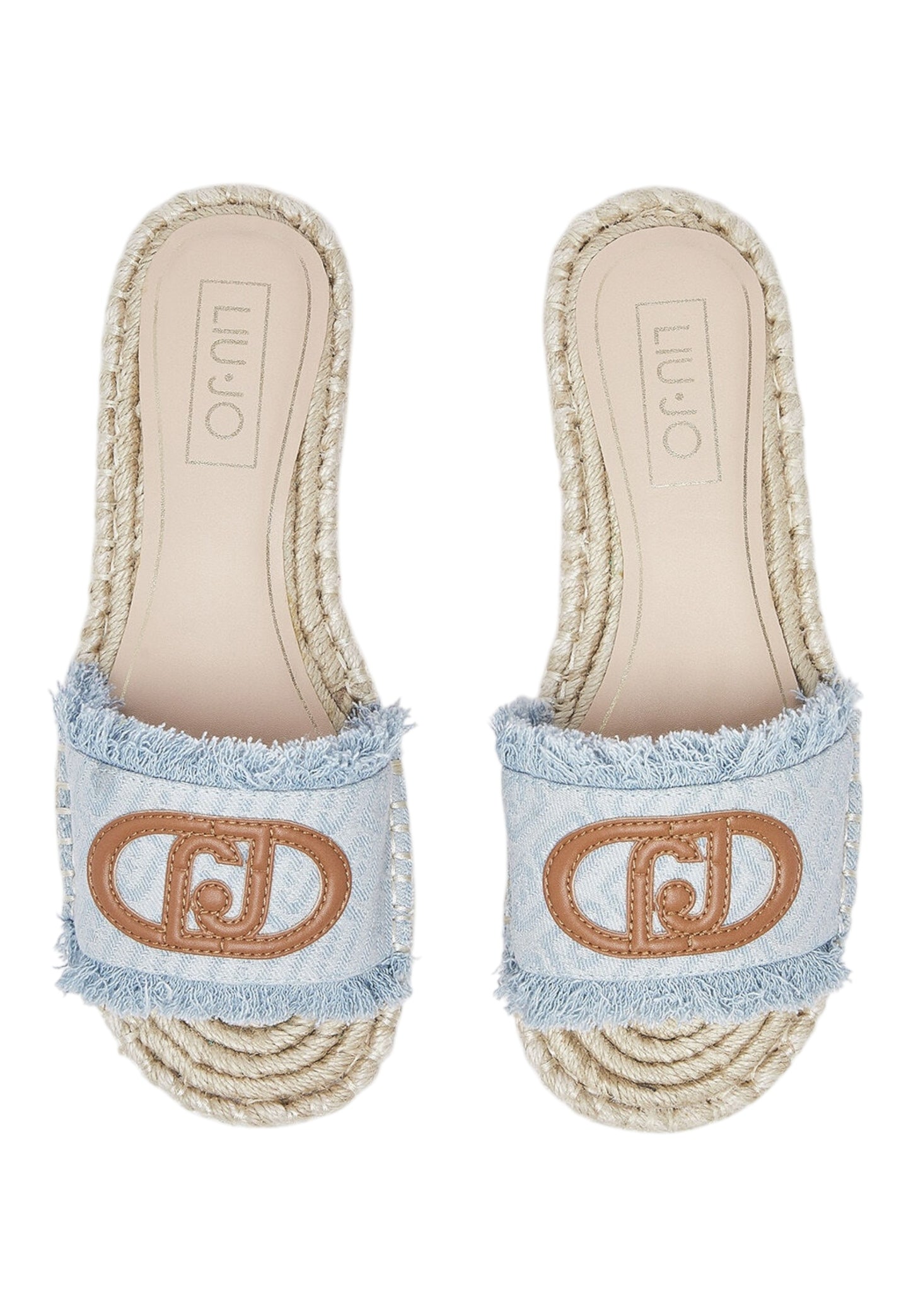 Ciabatte  Donna Liu Jo Monogram Denim Paros 01 SA6099TX523