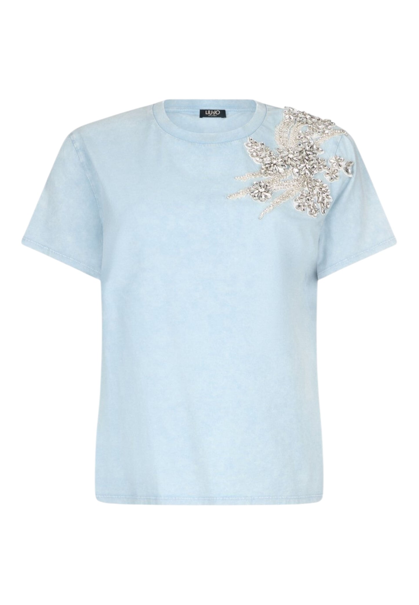 T-Shirt Manica Corta Donna Liu Jo Con Patch  CA6010J3868