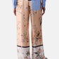 Pantaloni Wide Leg Donna Liu Jo In Twill Stampato  WA6358T2555