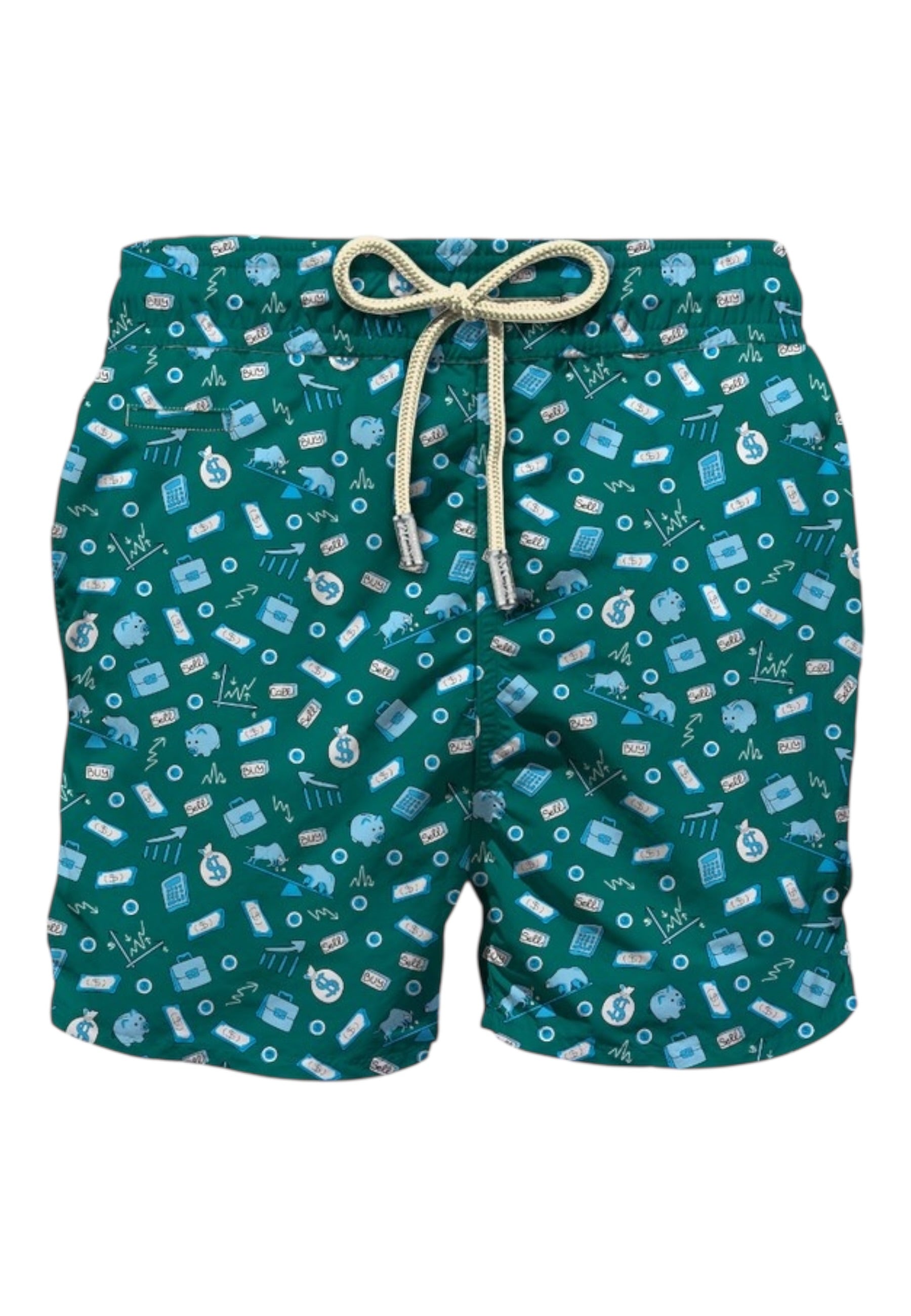 Costume da bagno Short Uomo Mc2 Saint Barth Broker Lighting Micro Fantasy LIG0003