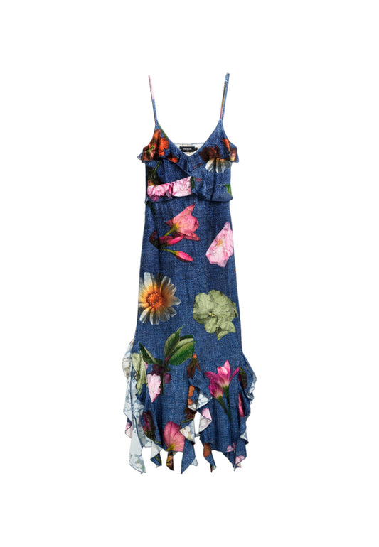 Vestito Midi Donna Desigual A Fiori Apolo
