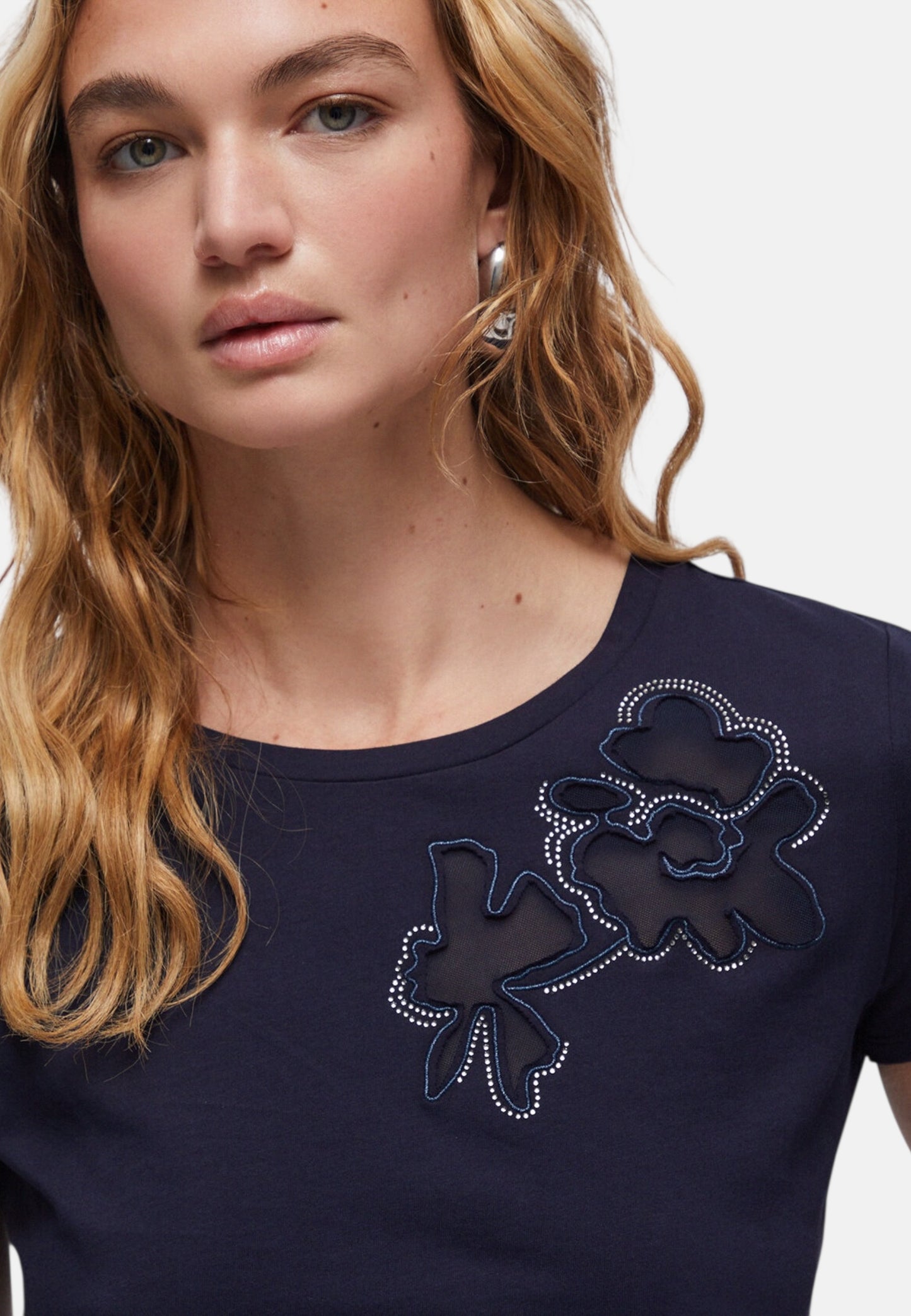 T-Shirt Manica Corta Donna Liu Jo Con Cut Out Eco Line TA6155JS923