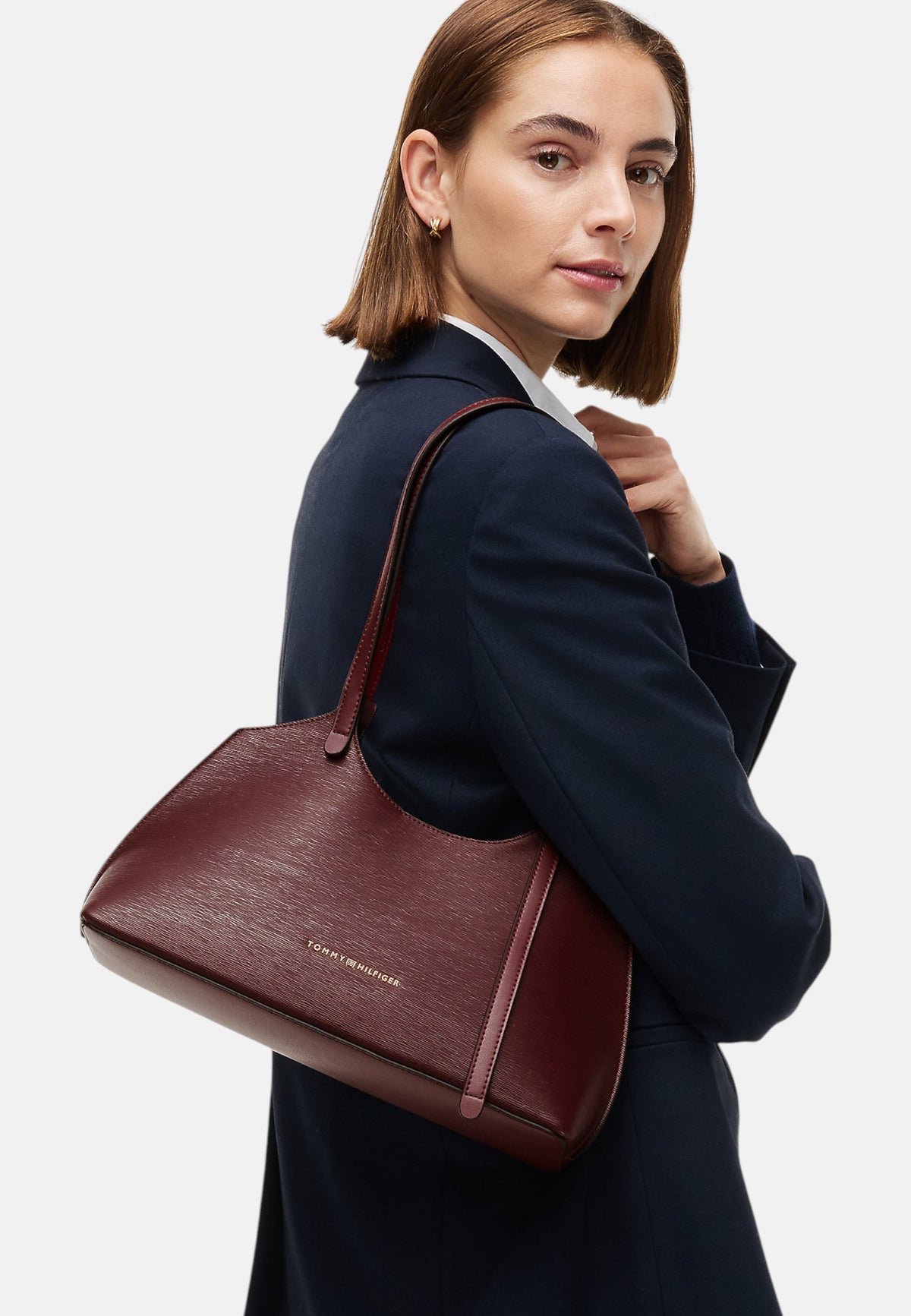 Borsa A Spalla Donna Tommy Hilfiger Mini Tote Th Modern AW0AW19037