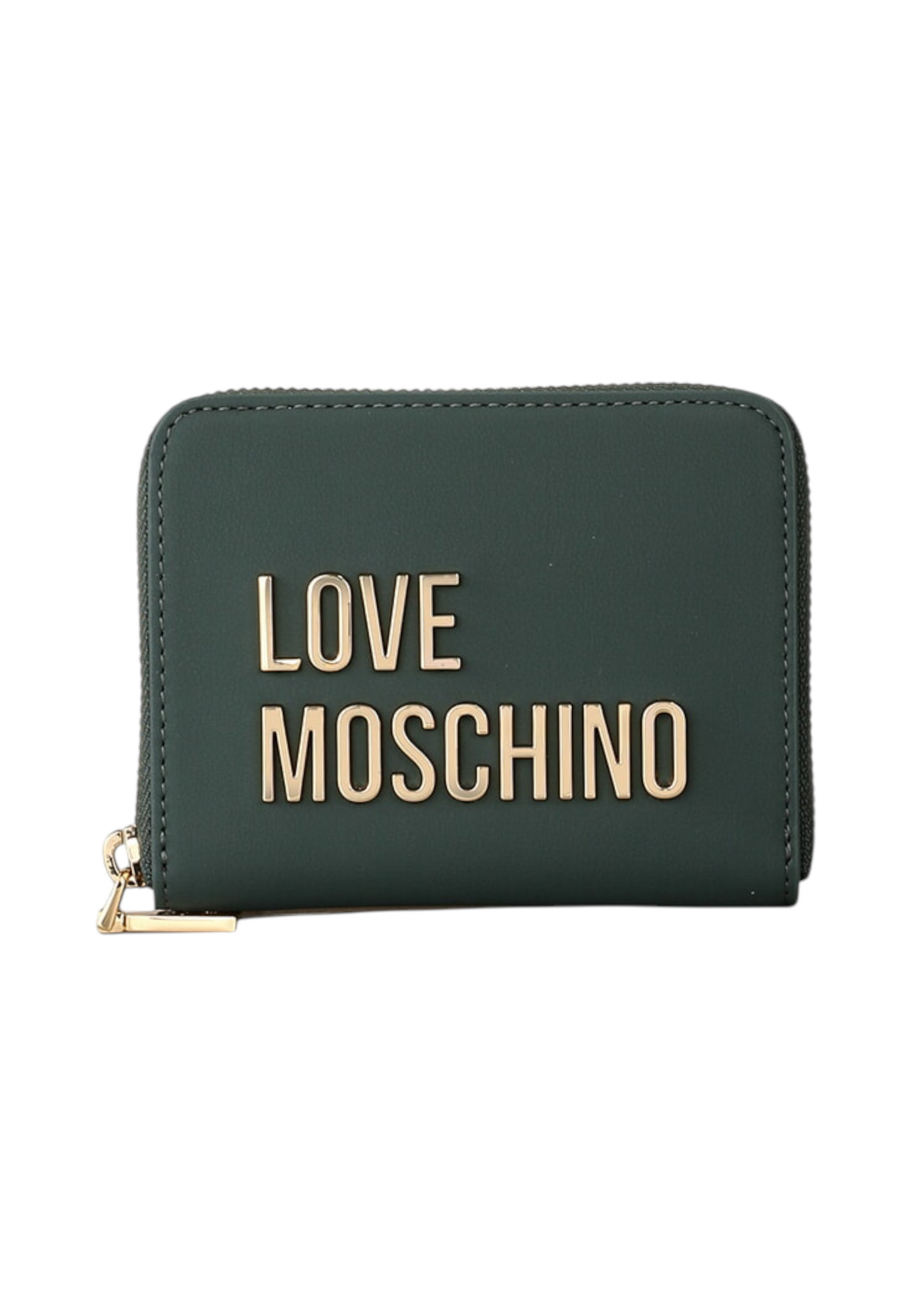 Portafoglio Con Zip Donna Love Moschino Compatto Con Patta E Logo Frontale  JC5613PP1PKD0