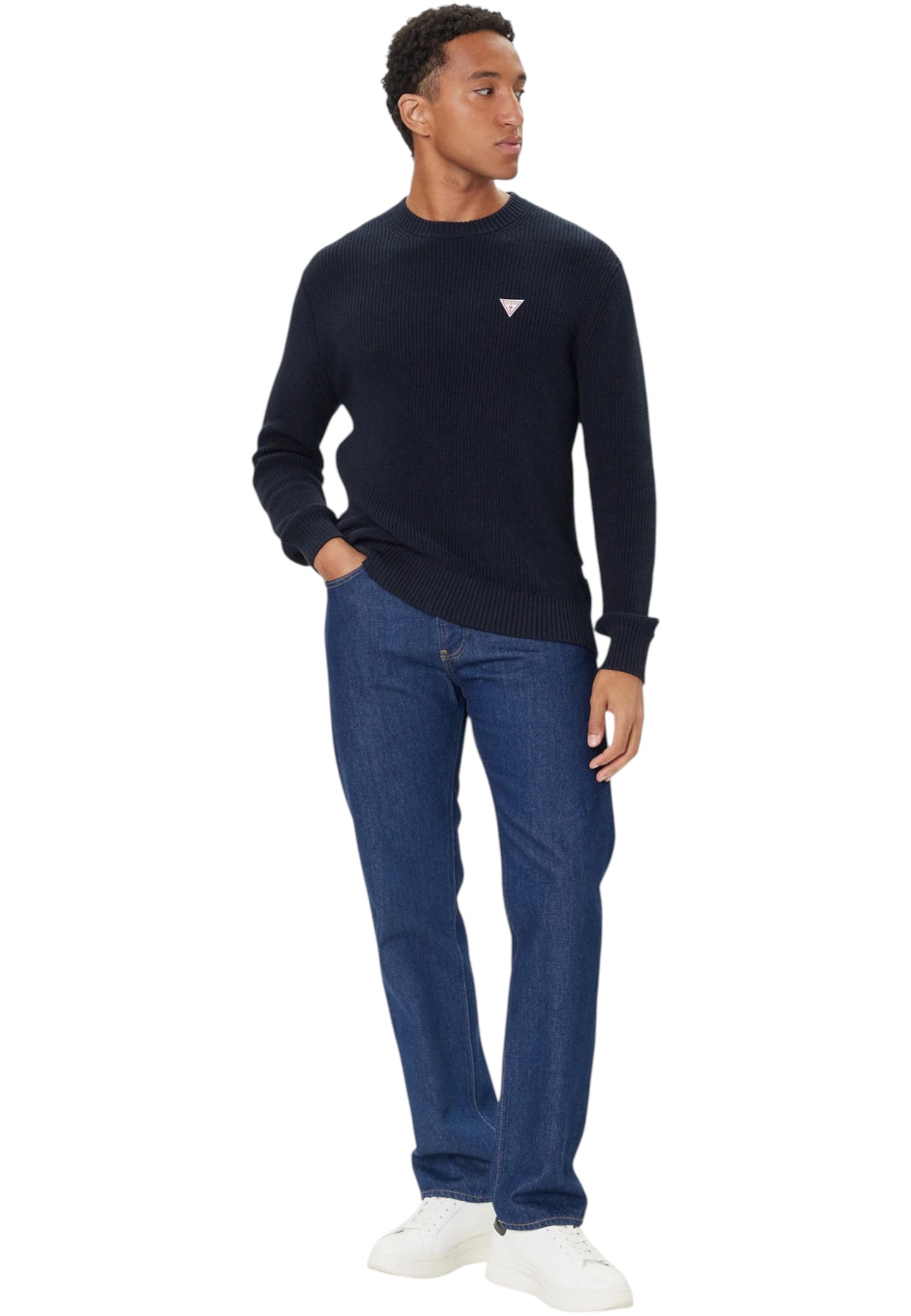 Maglione A Girocollo Uomo Guess  Gj Mini Triangle M4BR30Z3HM1