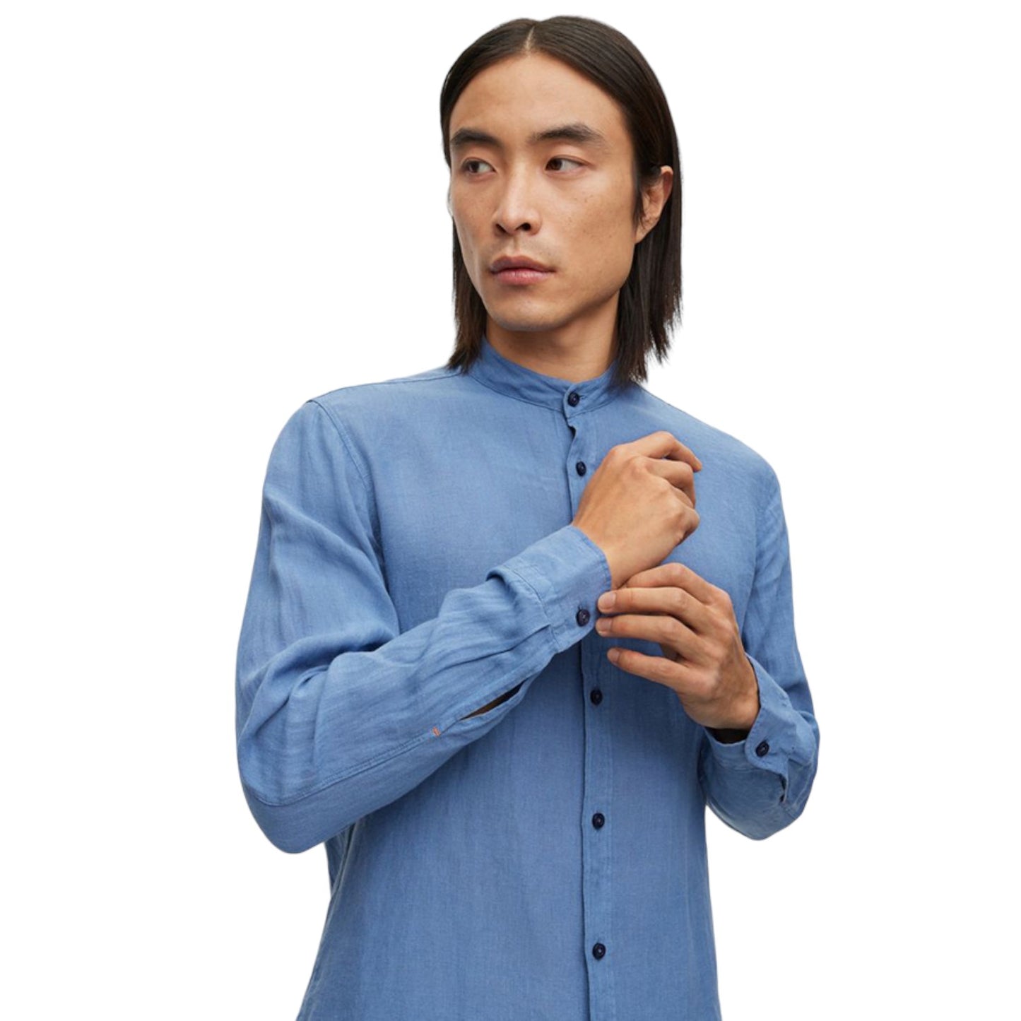 Camicia Manica lunga Uomo Boss Regular Fit Collo Coreana Race 50489339