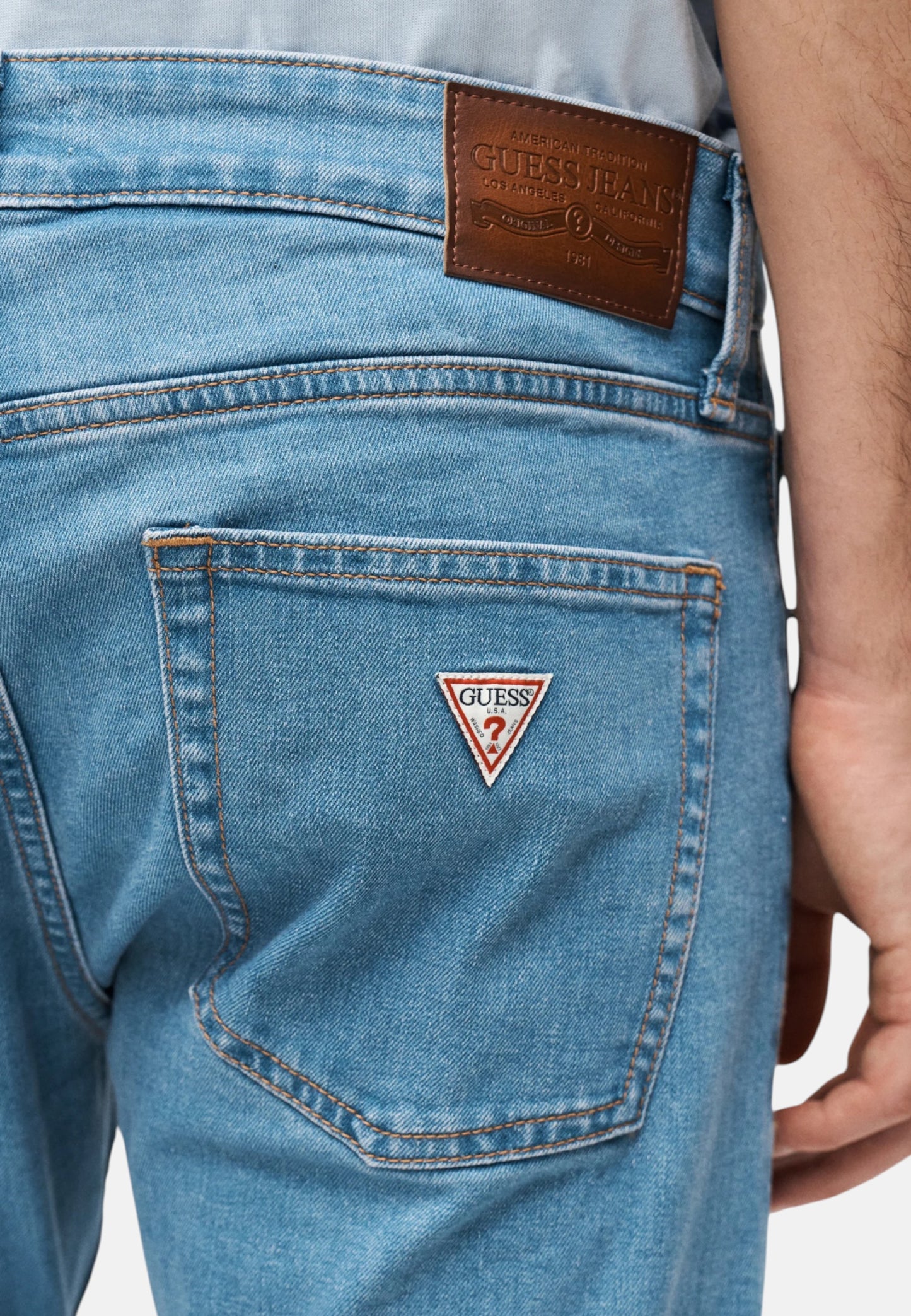 Jeans Skinny Fit Uomo Guess Cool Light Wash Gj G12 M6RA0FD6324