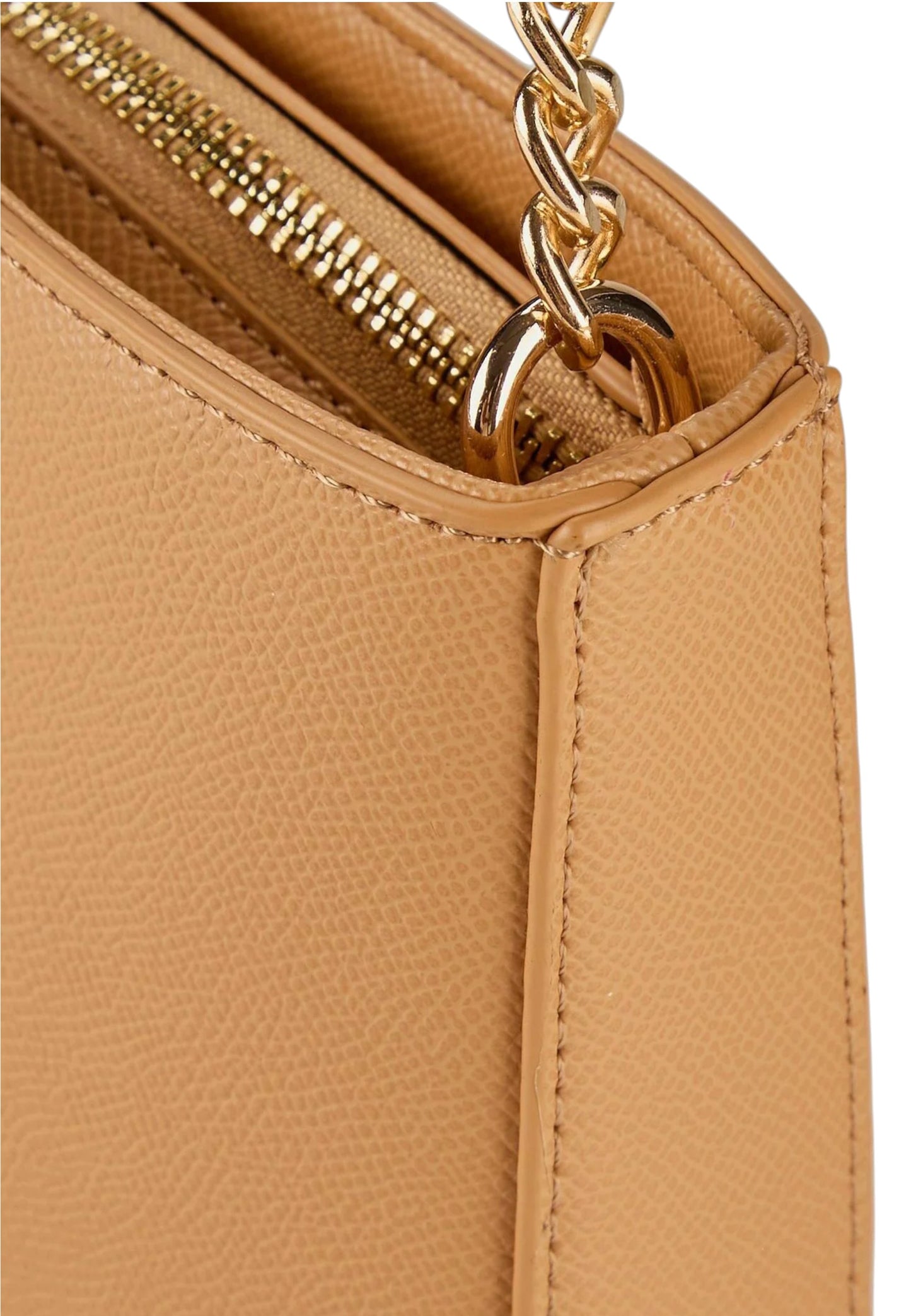 Borsa A Spalla Donna U.S. Polo Assn. Small Hobo Con Chain Poliuretano Camel Jones BEUJE8663WVP