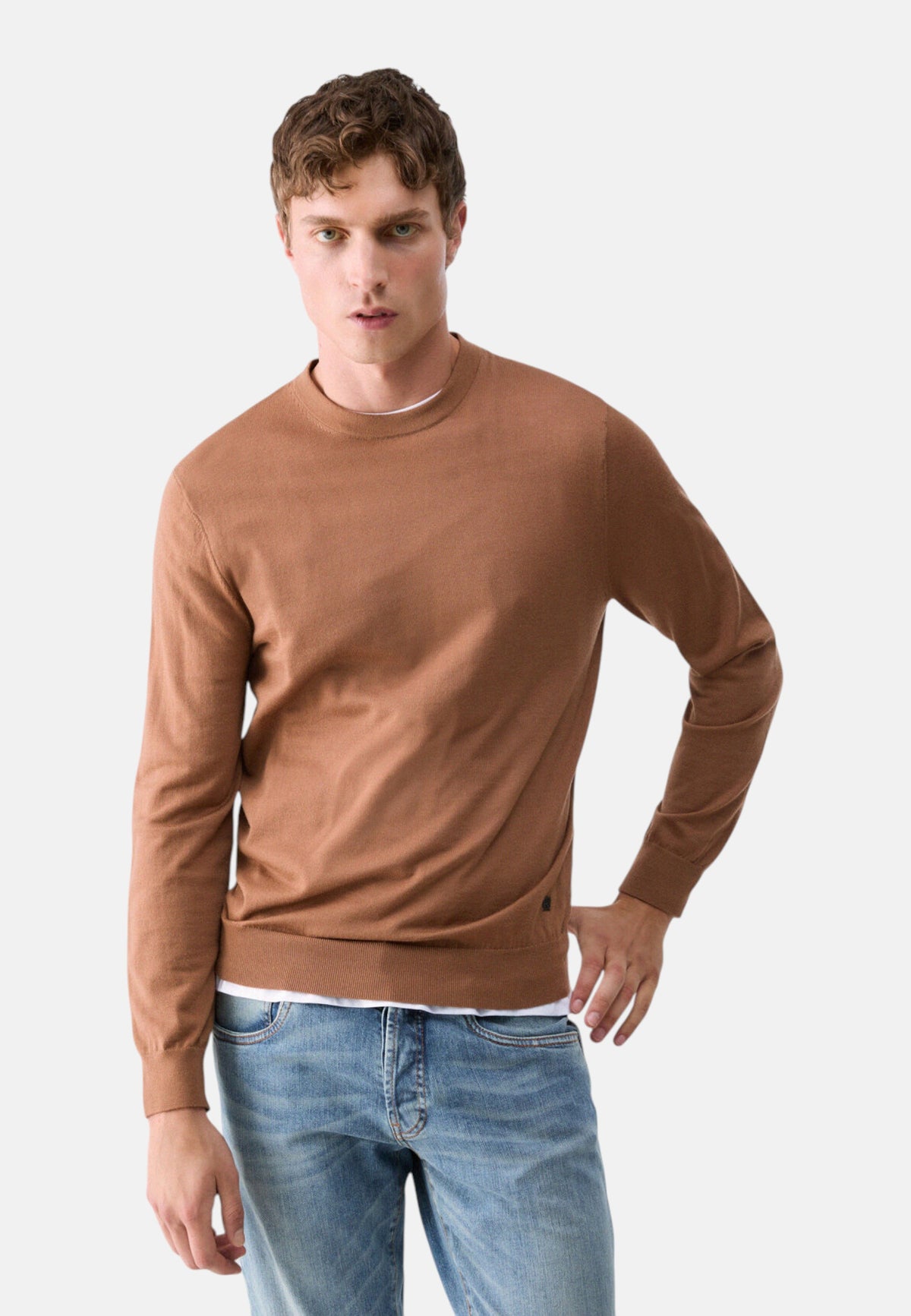 Maglia A Girocollo Uomo Liu Jo In Lana  QF6087MA27P