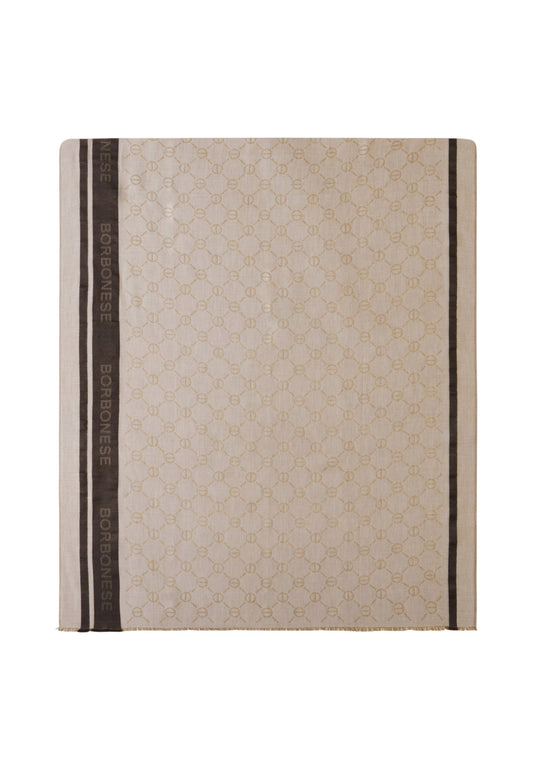 Stola  Donna Borbonese Jacquard 80X180  6DA089TI3