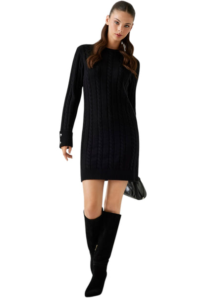 Vestito Corto Donna Guess In Maglia Elsa W5BK46Z1192