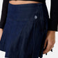 Gonna Corta Donna Guess In Denim Gj Pleated Skirt W6RD38D6551