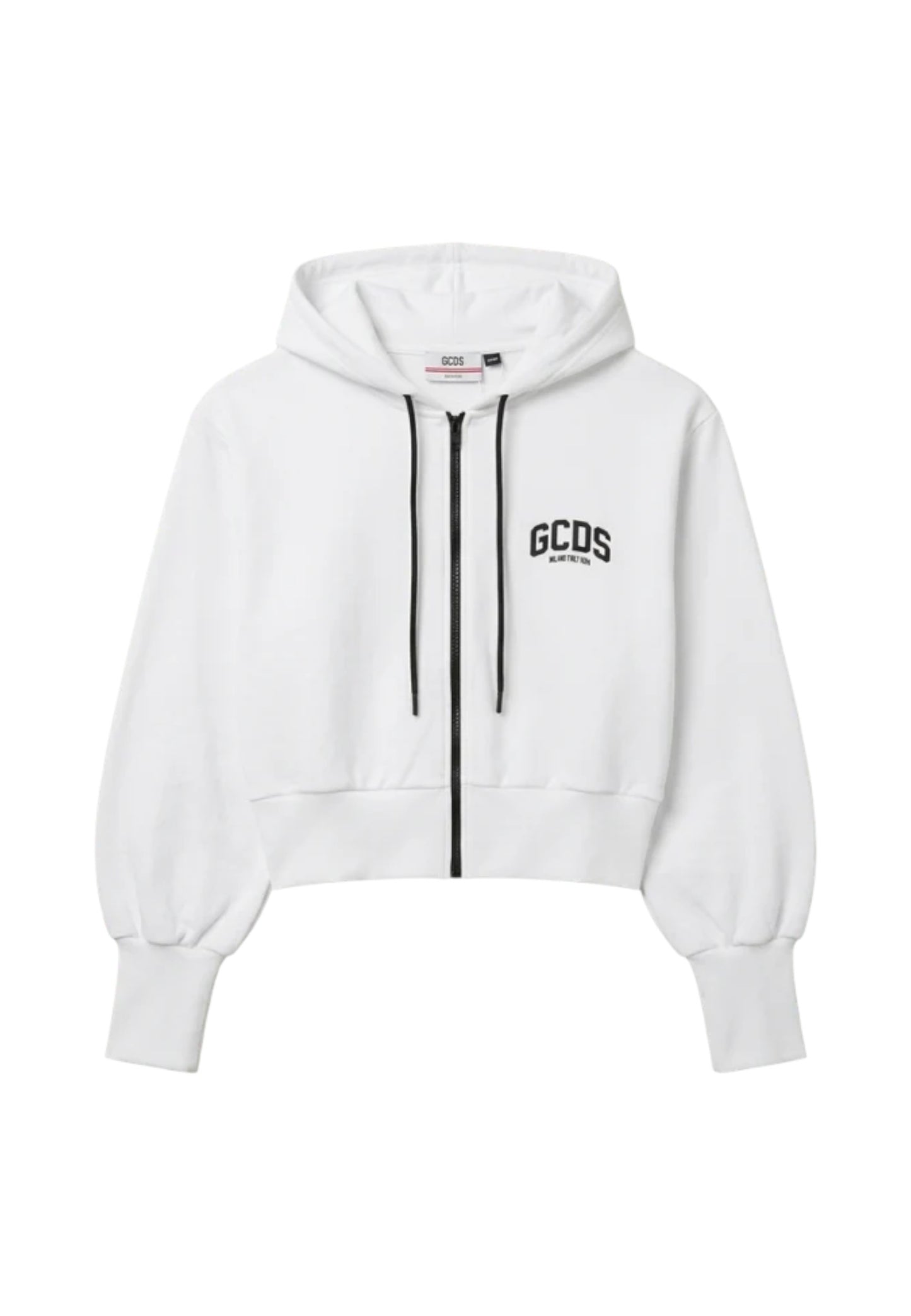 Felpa Con Zip Donna Gcds Relaxed Fit Logo Lounge C1WEQE122F004