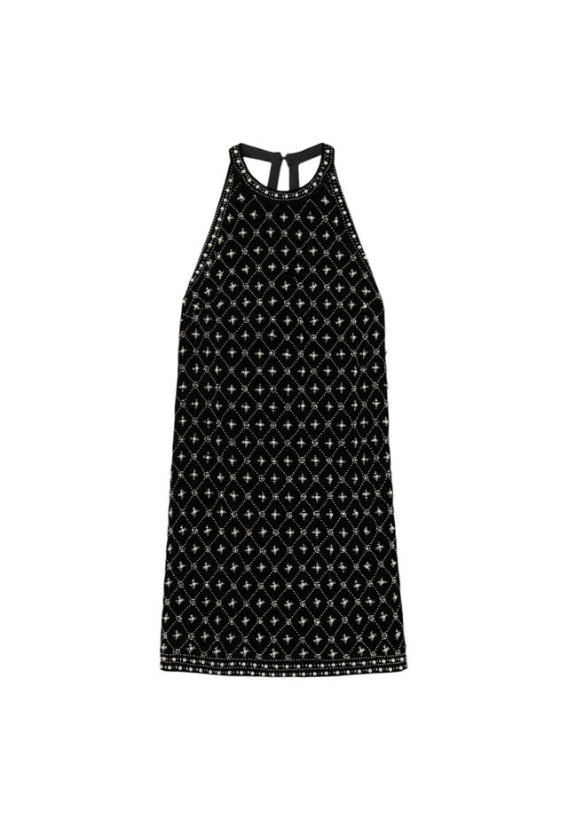 Vestito Corto Donna Twinset Scollo Americana Ricamato  242TT2241