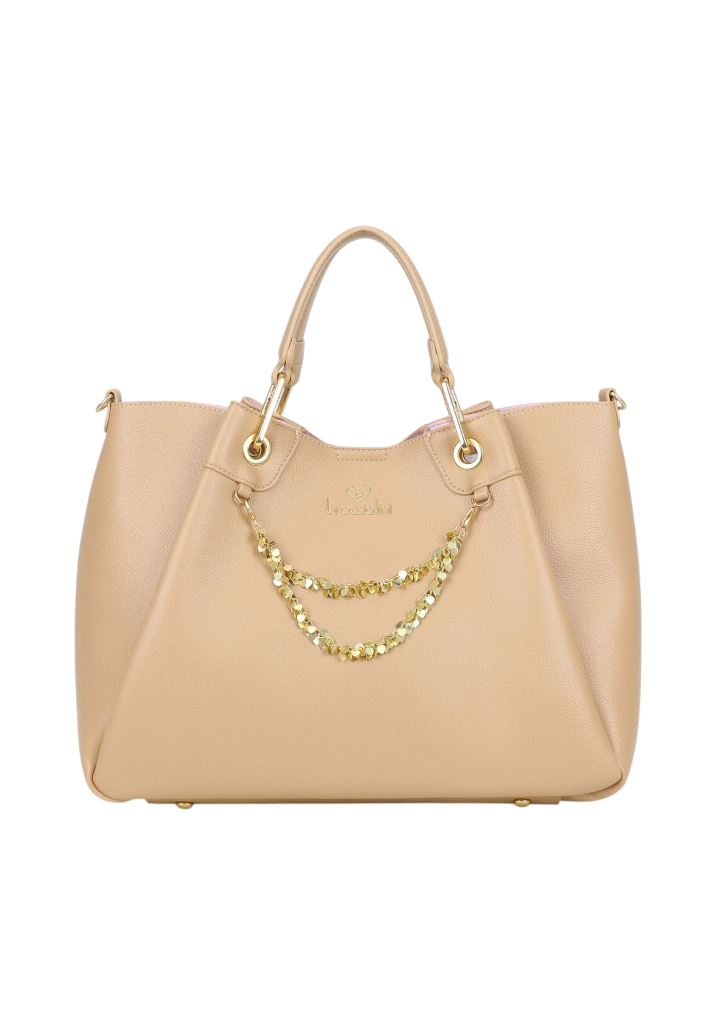 Borsa A Mano Donna Braccialini Large Con Doppio Manico Con Tracolla Amy B18812YY