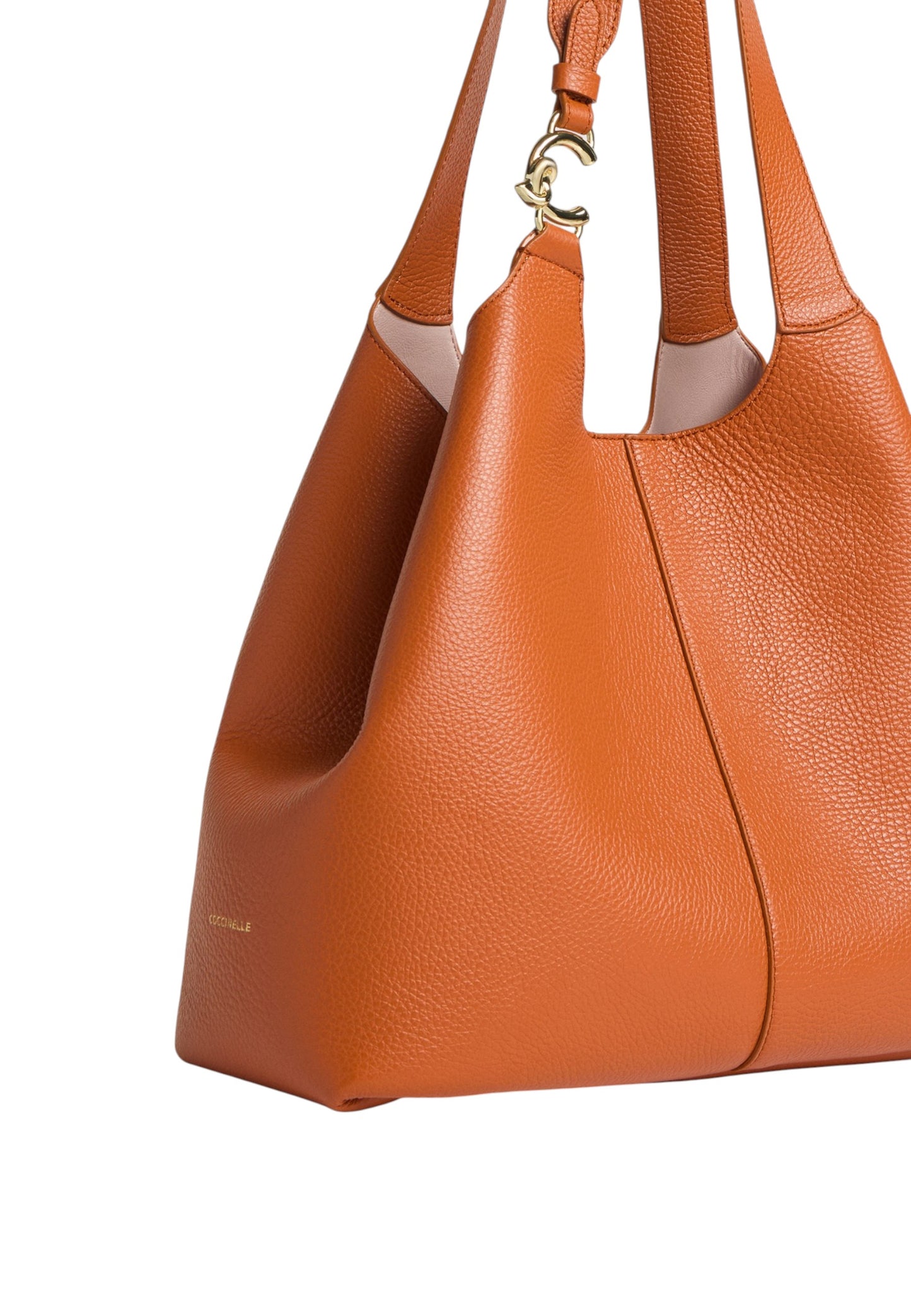 Borsa A Spalla Donna Coccinelle In Pelle Martellata Coccinelle C-Easy Large E1SHA110101