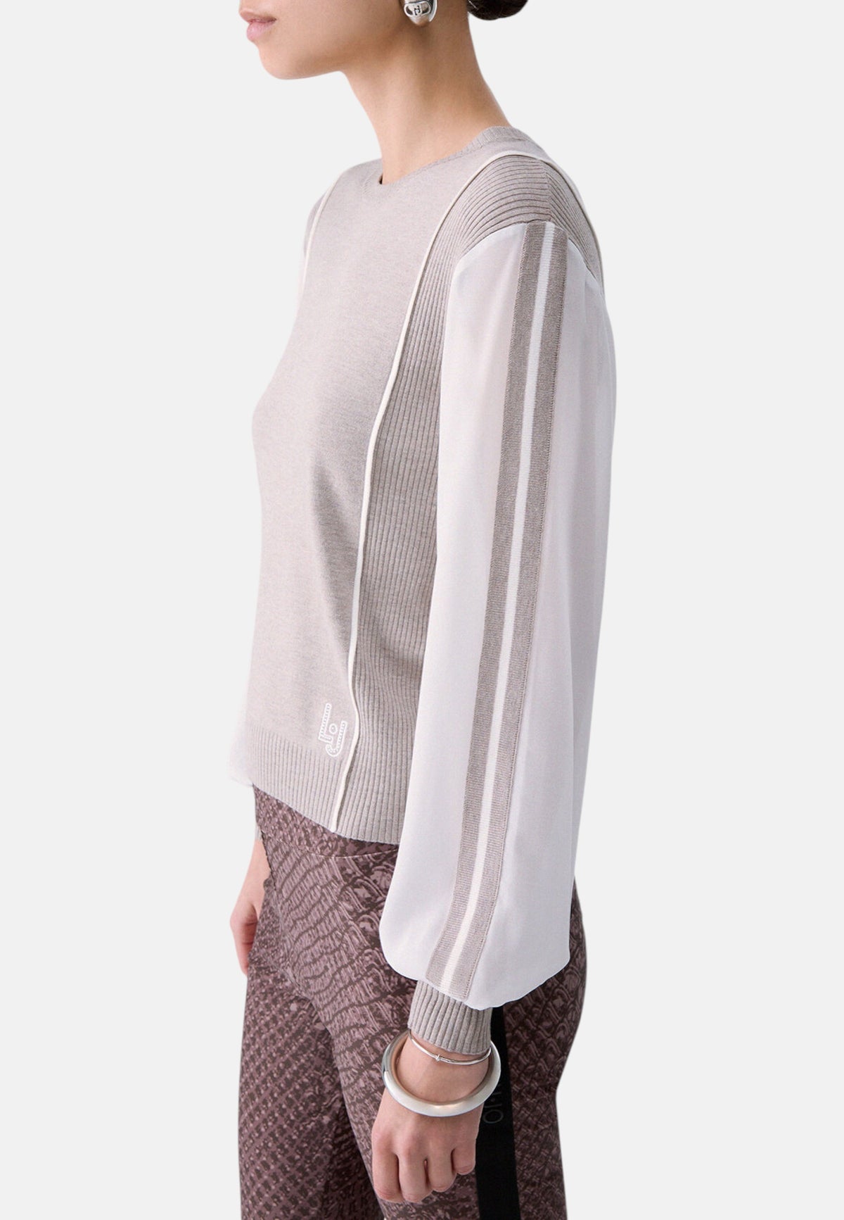 Maglia A Girocollo Donna Liu Jo   TF6161MS49I