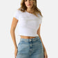 T-Shirt Manica Corta Donna Guess  Guess Studs Script W6RI22KA0H1
