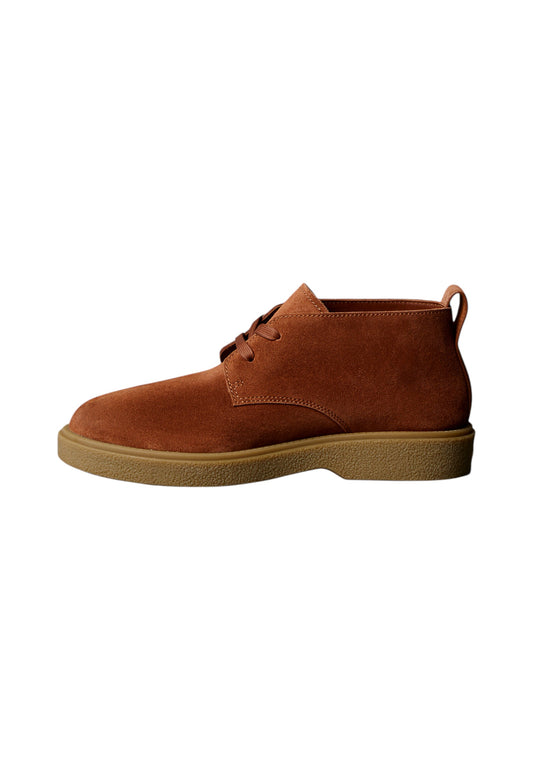 Stivaletti Polacchini Uomo Calvin klein  Text Rubber Desert HM0HM01978
