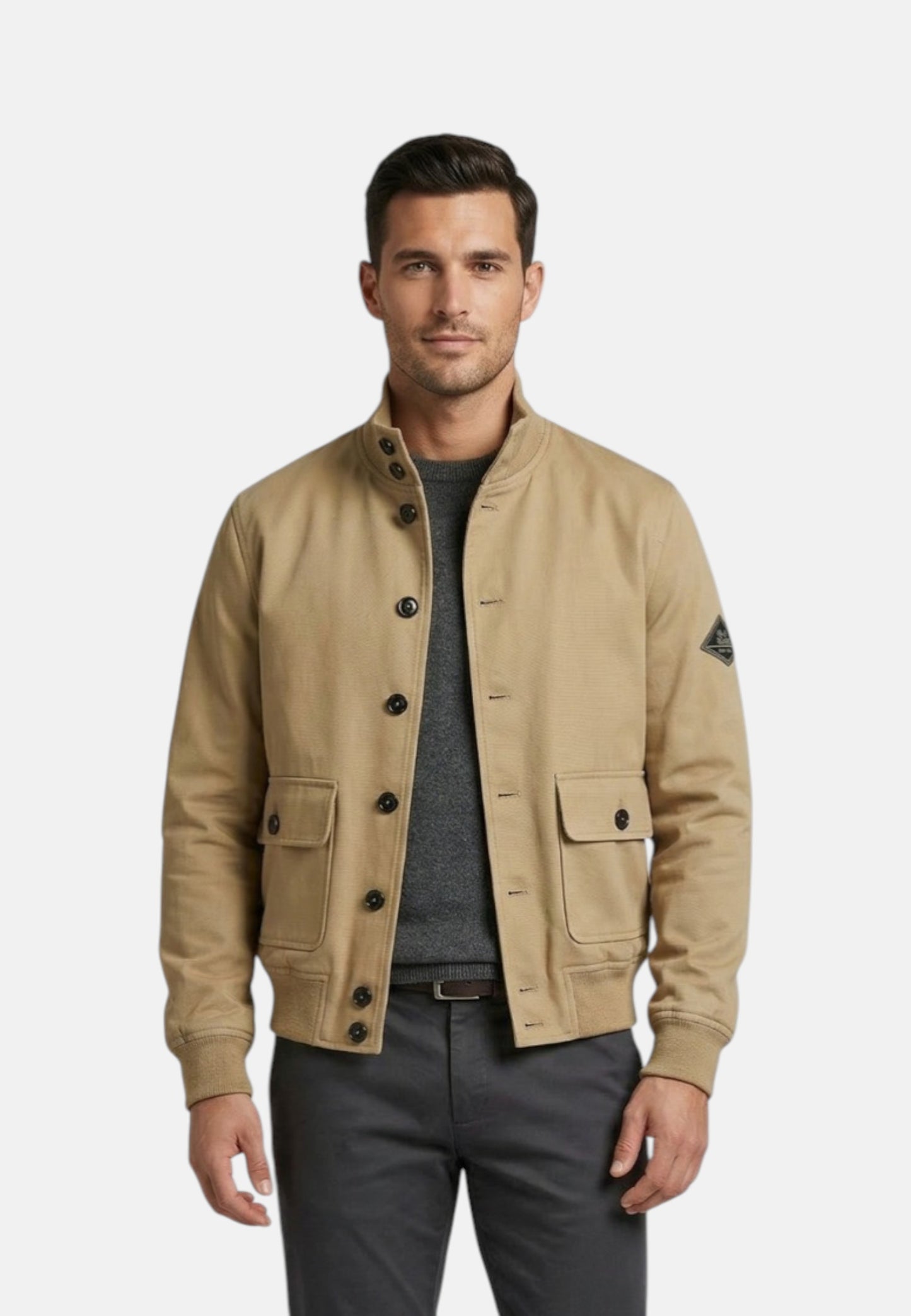 Giacca Bomber Uomo Roy Roger's In Gabardina New Polo RRU90189CQ92XXXX