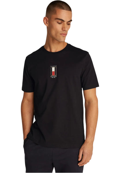 T-Shirt Manica Corta Uomo Tommy Hilfiger  Vertical Flag