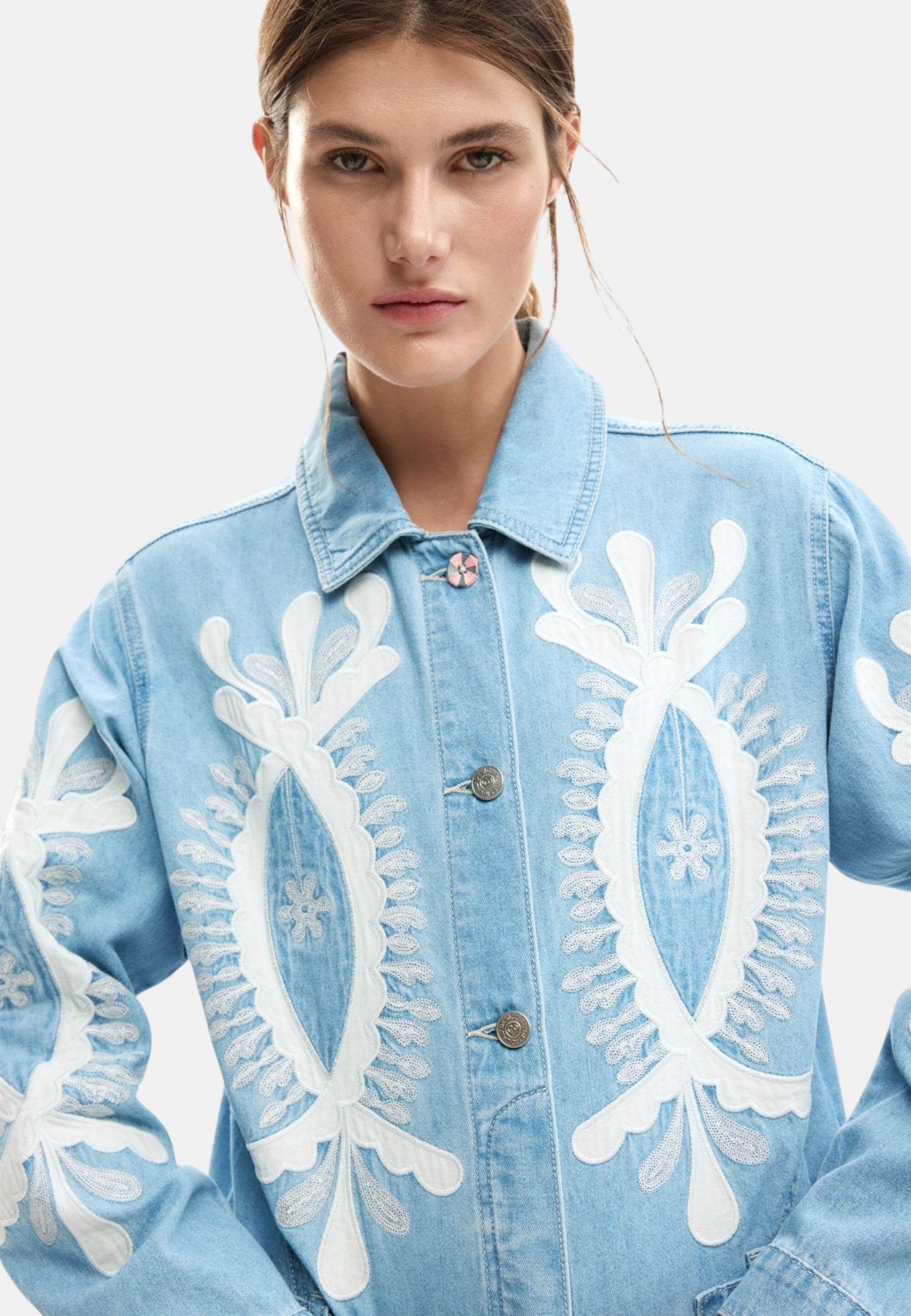 Cappotto  Donna Desigual  Chaq Border 26SWED04