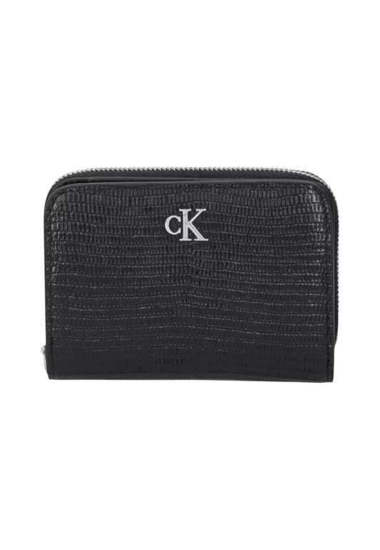 Portafoglio Con Zip Donna Calvin klein Medium Con Patta Lizard Embossed LV04F1067G