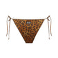 Bikini Pezzo Sotto Donna Mc2 Saint Barth Cheeky Marielle Overlock - Lurex Classic Leo