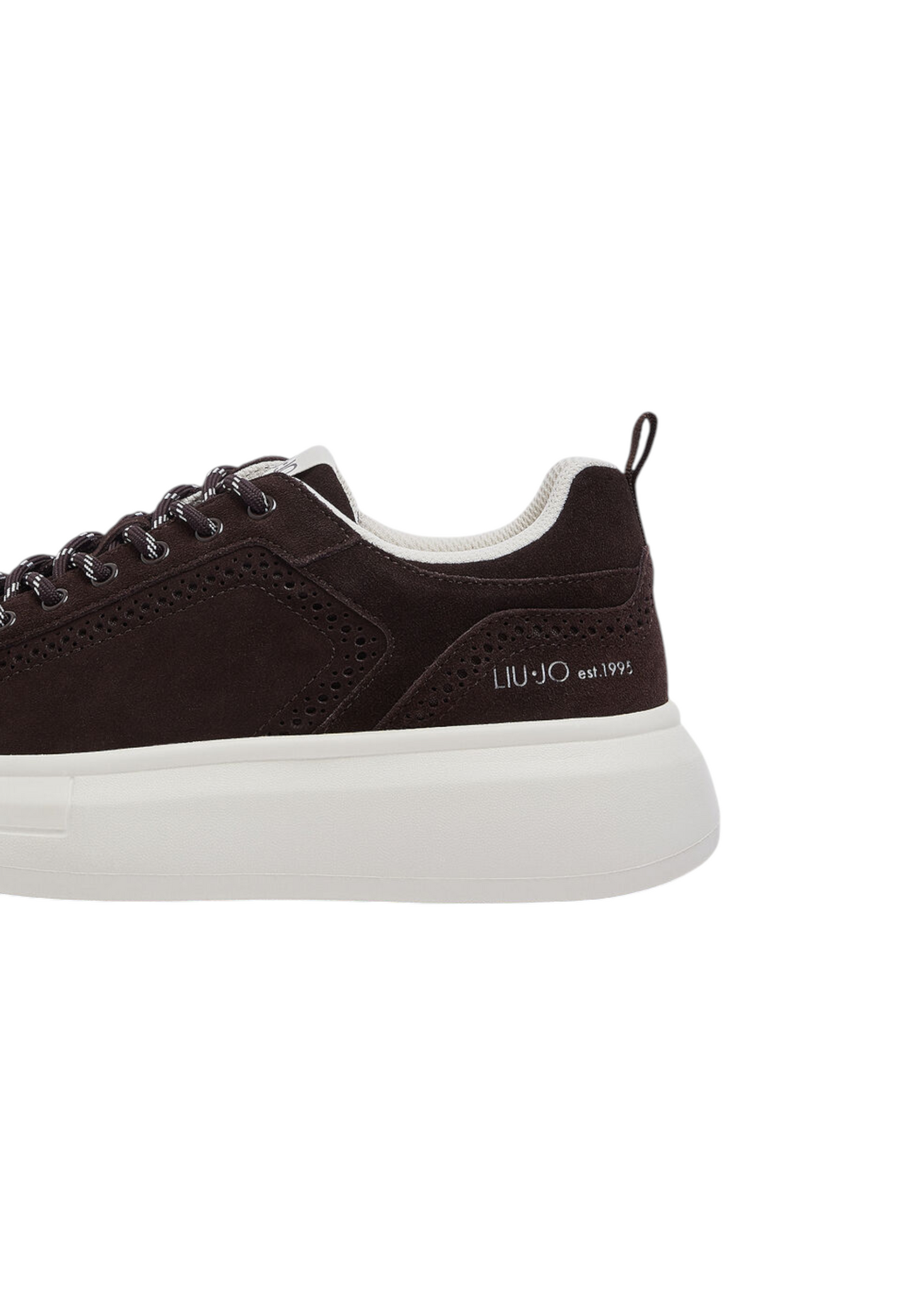Sneakers Basse Uomo Liu Jo In Pelle Scamosciata Con Platform E Logo Laterale Big 05B 7G6013PX002