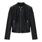 Giacca In Pelle Sintetica Donna Guess Stile biker Marlene Caribou W6YL25W2914
