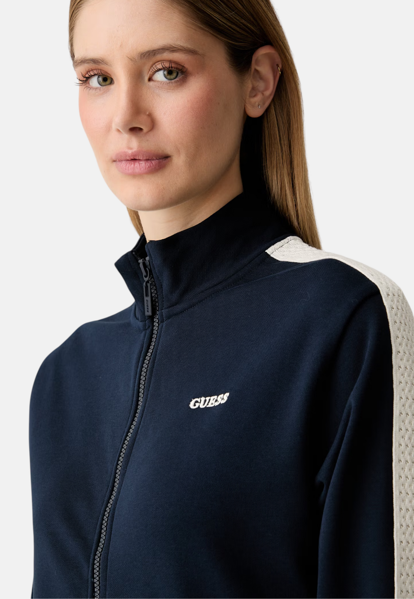 Felpa Con Zip Donna Guess  Phoebe V6YQ26K5140