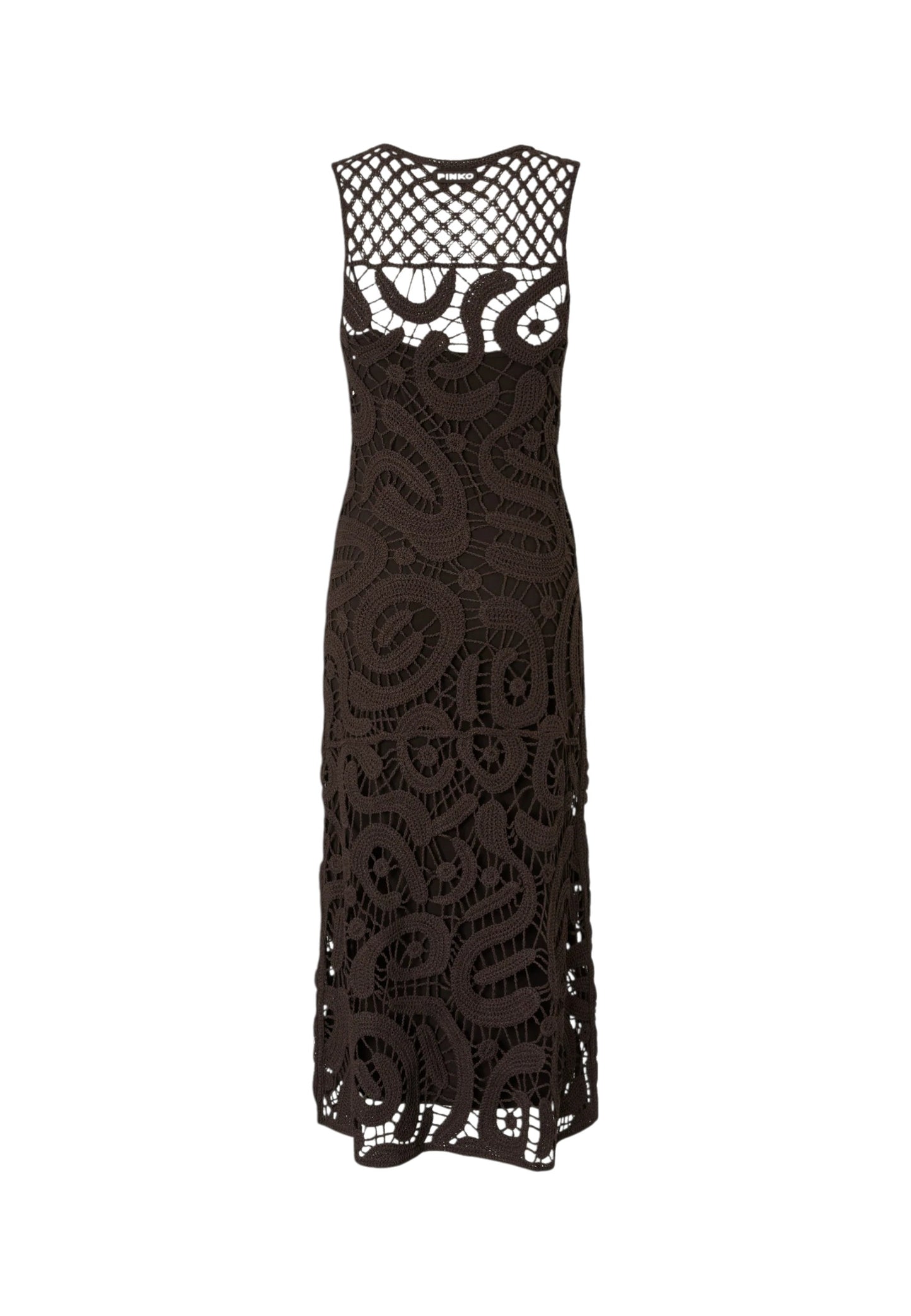 Vestito Lungo Donna Pinko Crochet Geometric Bufera 106361A354